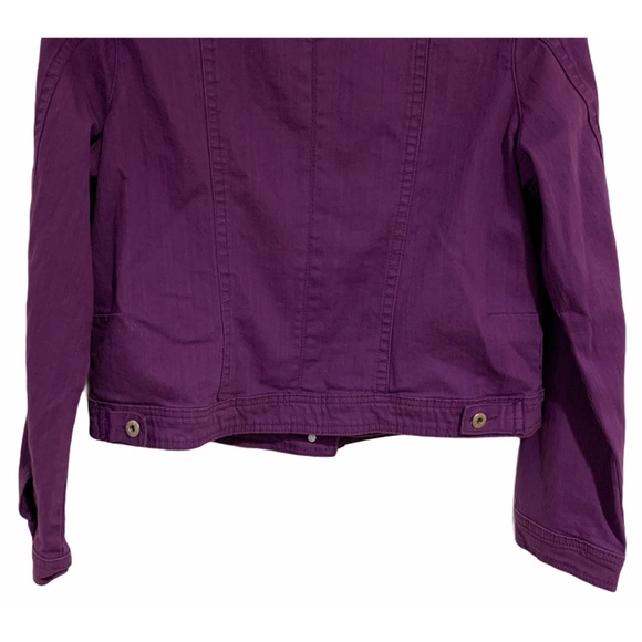 One World Jean Jacket Purple - Picture 7 of 7